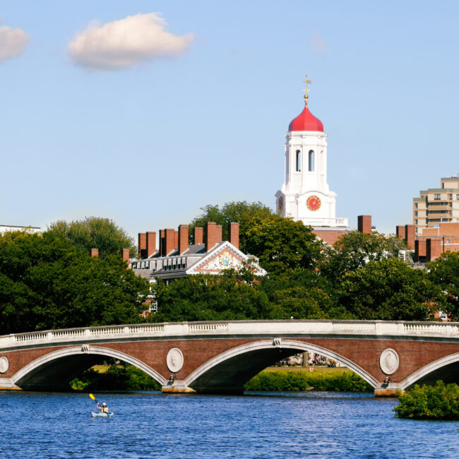 Harvard,University,Footbridge,On,Charles,River,,Cambridge,,Massachusetts